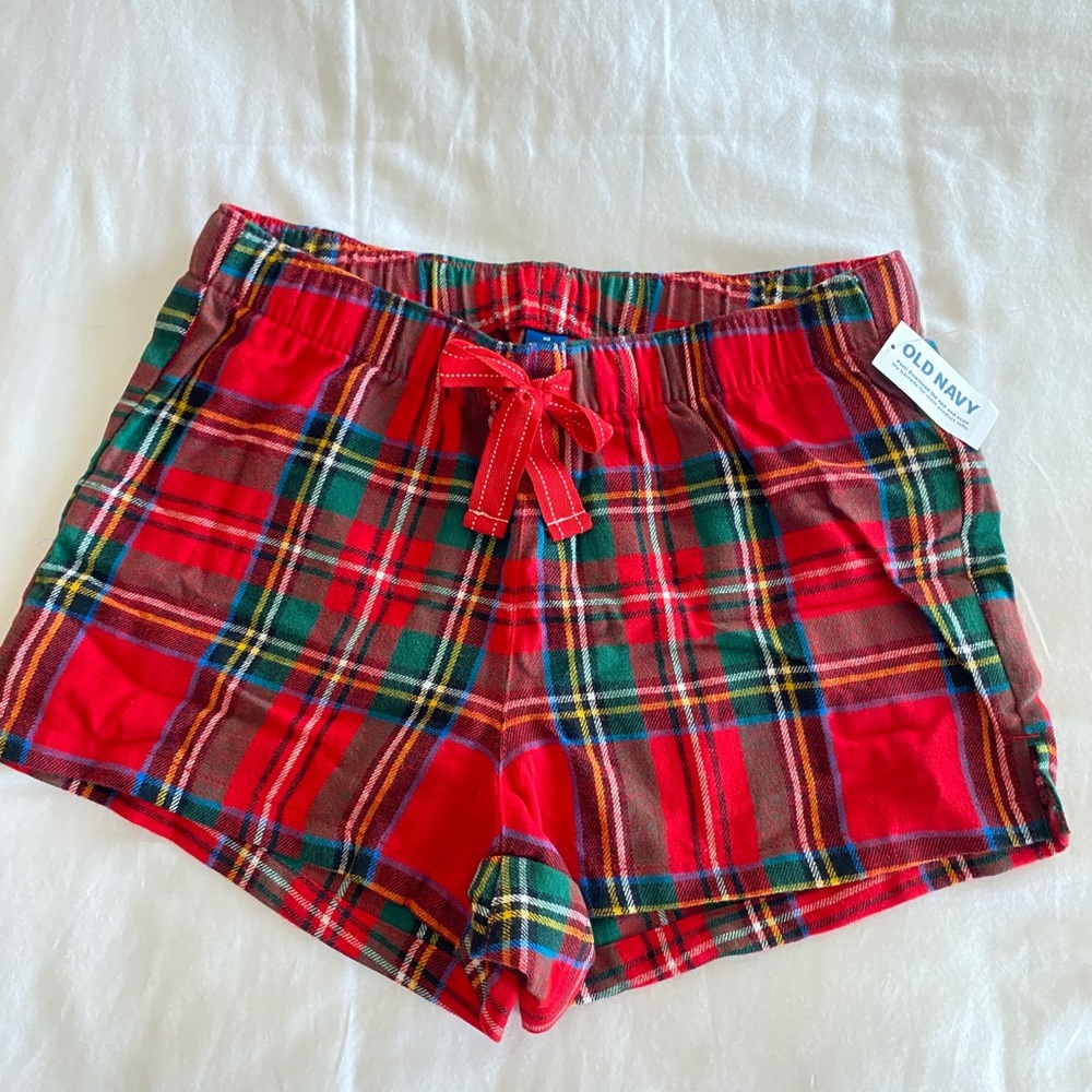 Plaid Old Navy Pajama Shorts NWT !